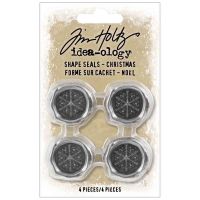Christmas Metal Shape Seals (UK ONLY) Idea-Ology 4 Pack (TH94293)
