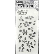 Hollyberry Tim Holtz Layered Stencil 4.125 inch 8.5 inch (THS165)