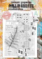 No. 110 Numbered Botanical Aall and Create Stamp Set (A4)