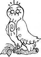Crafty Stamps - Owl 1 - AN110HF