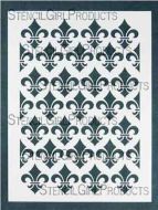 All Fleur Stencil (L001) designed by Michelle Ward for Stencil Girl (9 inch by 12 inch)