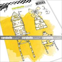 Dwellings A6 Cling Rubber Stamp (SA60658) by Kate Crane for Carabelle Studio