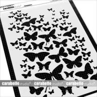Carabelle Studio - Stencil A4 - Un vol de papillons (TE40102)