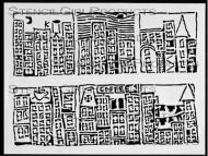 City Stencil designed by Jamie Fingal for Stencil Girl (9 inch by 12 inch)