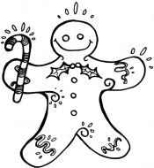 Crafty Stamps - Gingerbread man - XM121F