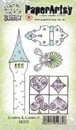 Squiggly Ink Crowns and Castles Plate 9 A6 Stamp set (SICC9EZ) PaperArtsy Collections Cute Stamps