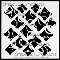 Diamond Dance Stencil (S242) designed by Terri Stegmiller for StencilGirl 6 inch by 6 inch