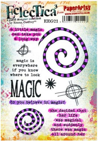 EEG21 A5 Cling Rubber stamp set