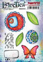 PaperArtsy Kim Dellow EKD05 A5 Rubber Stamps