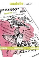 Field Bird No. 1 by Jen Bishop for Carabelle Studio (SA60532) - Cling Stamp A6