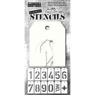 Freight - Element Stencil (12 pack) Tim Holtz and Stampers Anonymous (EST002)