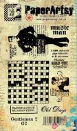 Gentlemen Plate 2 (G2EZ) Ink and the Dog PaperArtsy Collections Vintage Stamps