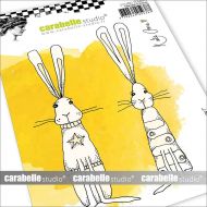 Hare we go! by Kate Crane for Carabelle Studio (SA60567) Cling Stamp A6