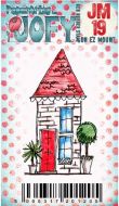 JOFY Mini 19 (JM19) PaperArtsy credit card sized cling rubber stamp