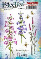 Kay Carley A5 size PaperArtsy Cling Rubber Stamp Set (No. 45) - EKC45