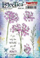 Kay Carley A5 size PaperArtsy Cling Rubber Stamp Set (No. 46) - EKC46