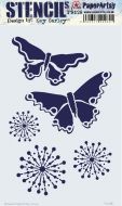 Kay Carley PS128 PaperArtsy large 16cm by 24cm Stencil