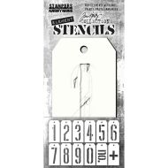Mechanical - Element Stencil (12 pack) Tim Holtz and Stampers Anonymous (EST001)