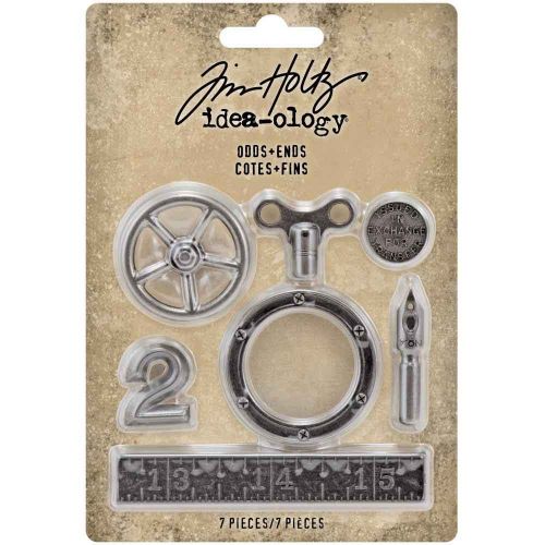 Metal Odds & Ends (7 Pack) Tim Holtz Idea-Ology (*UK ONLY*) (TH94143)