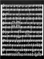 Music Score designed by Valerie Sjodin for Stencil Girl (9 inch by 12 inch)