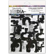 Painted Marks Dina Wakley Media Collage Tissue Paper 20 Pack (MDA77879)
