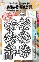 No. 309 Pom Pom Flowers Aall and Create A7 Stamp