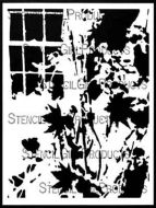 Rooted in Nature Large Window Stencil (L813) designed by David Daniels for StencilGirl 9 inch by 12 inch