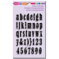 Stampendous Vintage Lowercase - Perfectly Clear Set