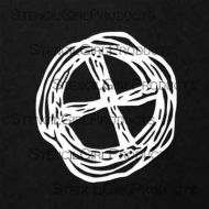 Scribble X Mask 4 inch by 4 inch Stencil (M210) by Gwen Lafleur for StencilGirl