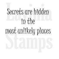 Secrets are hidden Lavinia Stamps (LAV346)