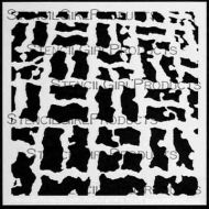 Snow Prints 6 inch by 6 inch Stencil (S121) by Daniella Woolf for Stencil Girl