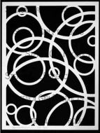 Spheres Stencil (L238) designed by Michelle Ward for Stencil Girl (9 inch by 12 inch)
