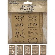 Stencil Cards Tim Holtz Idea-Ology (*GB ONLY*) 5 Pk (TH94135)