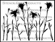 Thistle Stencil designed by Cecilia Swatton for Stencil Girl (9 inch by 12 inch)