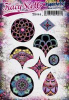 Tracy Scott TS044 (Was ETS44) PaperArtsy Cling Rubber Stamp Set