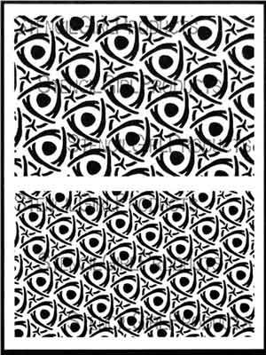 Trio of Thorns 9 inch by 12 inch Stencil (L487) by Carolyn Dube for StencilGirl