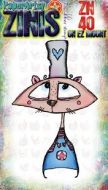 Zini ZN40 PaperArtsy 8cm by 5cm cling stamp