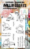 Strange Birds (no. 464) by Janet Klein Aall and Create A6 stamp (AAL00464)