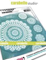 Crochet Doilies *UK ONLY* Textured Coasters for Carabelle Studio by Alexi (apc0003_r)