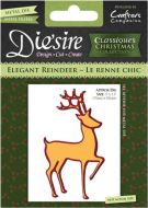 Crafters Companion Die'sire Die - Elegant Reindeer - DS-CX-REIND