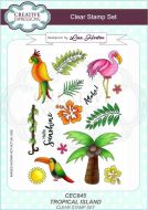 Tropical Island Clear Stamp Set by Lisa Horton - Creative Expressions - CEC845