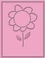 Cuttlebug Embossing Folder (UK ONLY) Flower Circle 37-1231