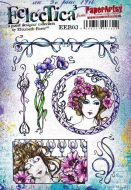 E Elizabeth Borer 03 Paperartsy A5 Cling Rubber Stamp Set (EEB03)