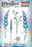 PaperArtsy - Kay Carley 12 - EKC12 A5 Cling Rubber Stamp Set