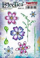 PaperArsty -  Kay Carley 15 - EKC15 A5 Cling Rubber Stamp Set