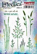 PaperArtsy -  Kay Carley 17 - EKC17 A5 Cling Rubber Stamp Set