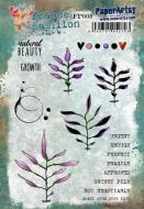 France Papillon FP008 Paperartsy a5 cling rubber stamp set
