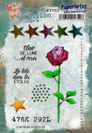 France Papillon FP015 Paperartsy A5 Cling Rubber Stamp Set
