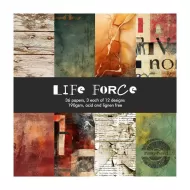 Life Force 8x8 papers *UK ONLY* (PA154) Life Force Collection designed by Funky Fossil Designs