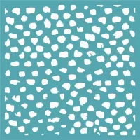 Markings stencil 145mm square (ST0786) Life Force Collection designed by Funky Fossil Designs